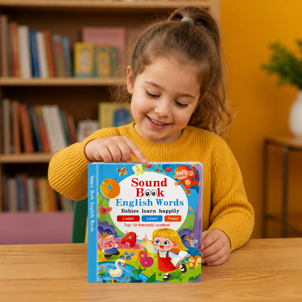 Interaktives Englisch-Soundbuch für Kinder – Antippen & Zuhören – Spielerisches & Einfaches Frühes Lernen