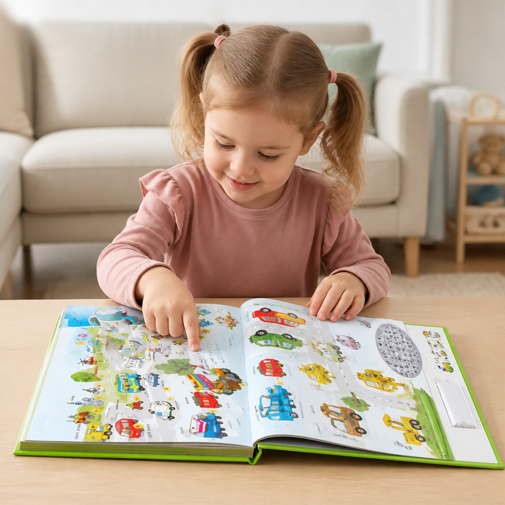 Interaktives Soundbuch zum Englischlernen für Kinder – Berühren, Hören und Spielerisch Lernen