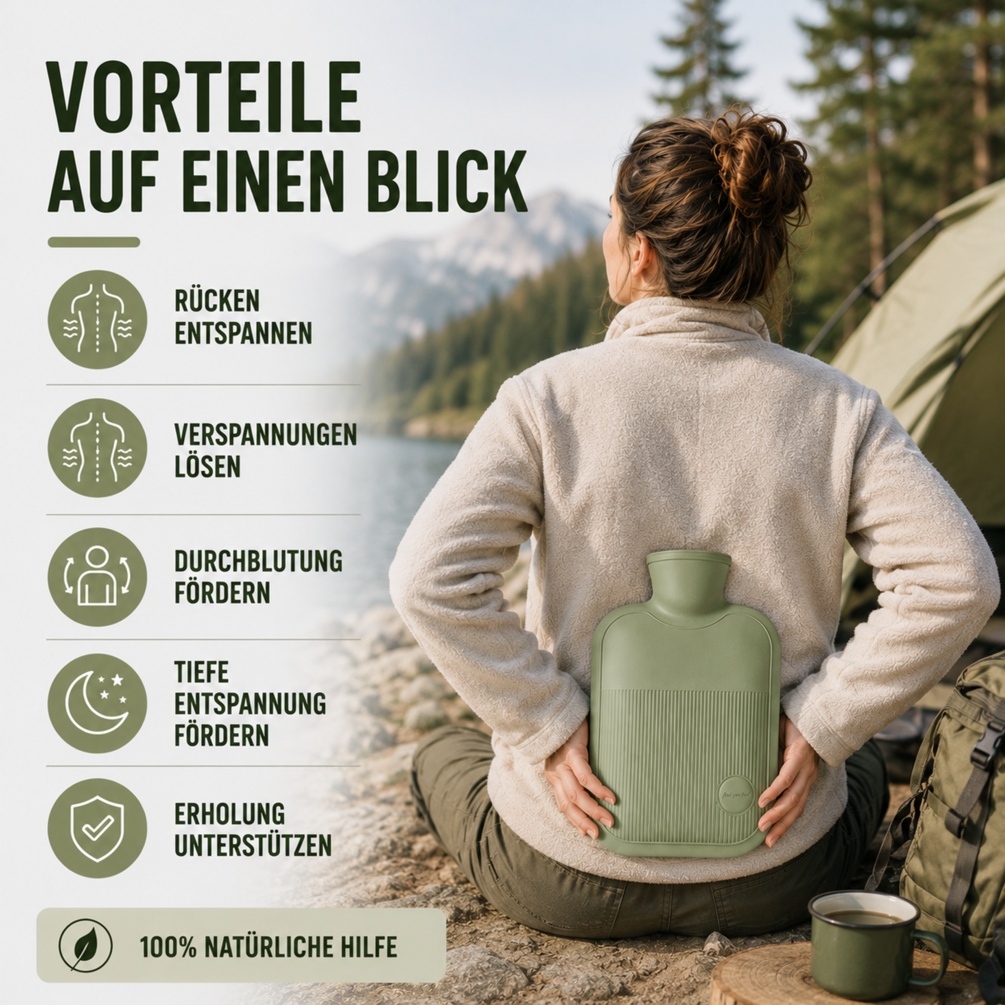 Wärmflasche 2000 ml auslaufsicher – ThermoComfort