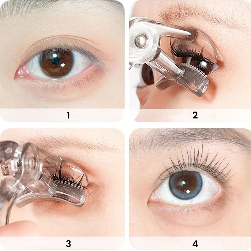Weitwinkel-Wimpernzange – Langanhaltende Wimpernbiegung, Langlebig & Sicher