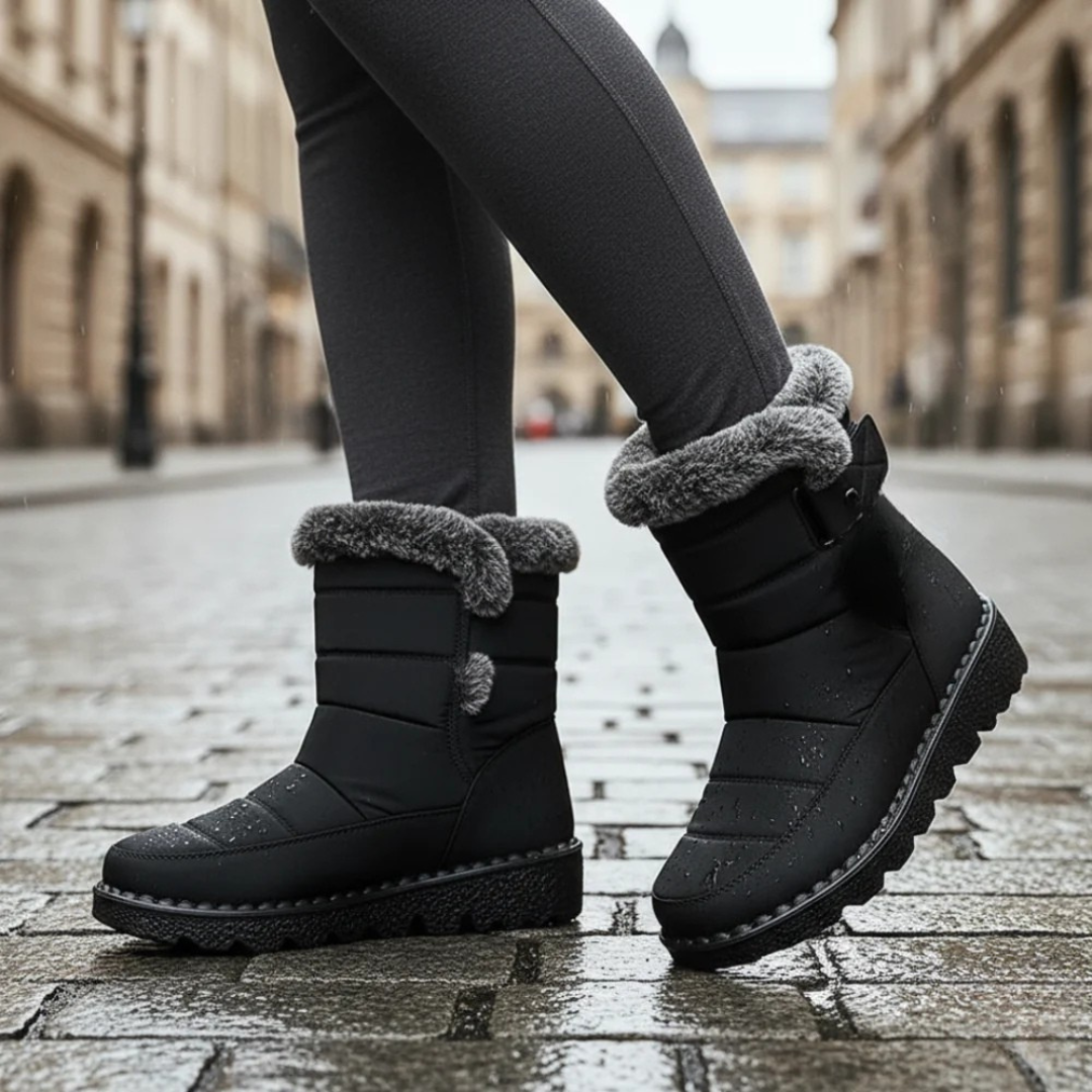 Winterstiefel Damen wasserdicht mit Warmfutter & rutschfester Sohle – FrostStep Boots