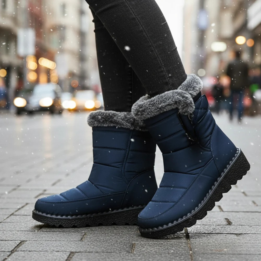Winterstiefel Damen wasserdicht mit Warmfutter & rutschfester Sohle – FrostStep Boots