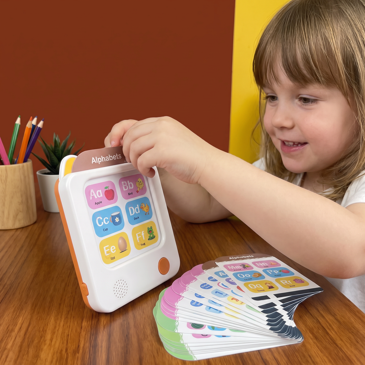 Interaktiver Englisch-Lernkartenleser für Kinder – Pädagogisches Lernspielzeug