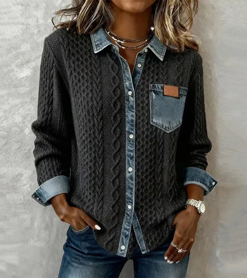 Arielle Patchwork-Stricktop