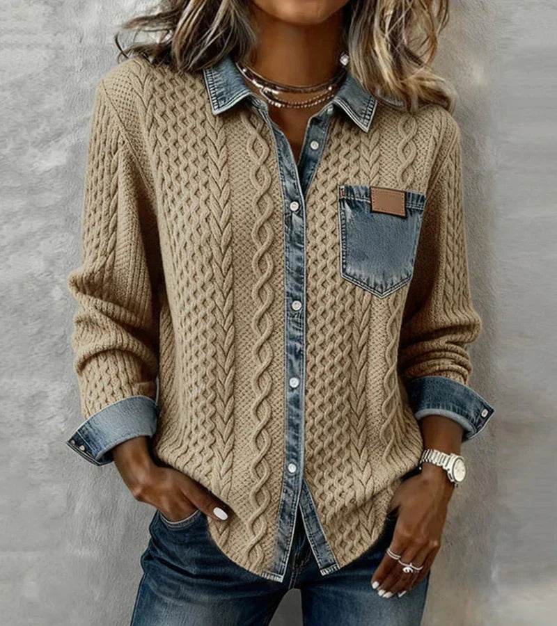 Arielle Patchwork-Stricktop