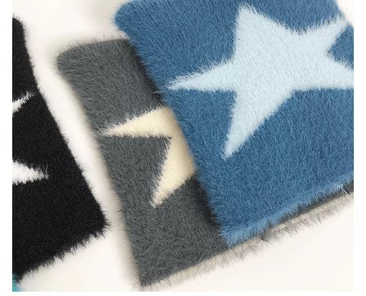 Cozy Star Katzenohr-Mütze: Warme Wollmischung Mütze für Herbst/Winter