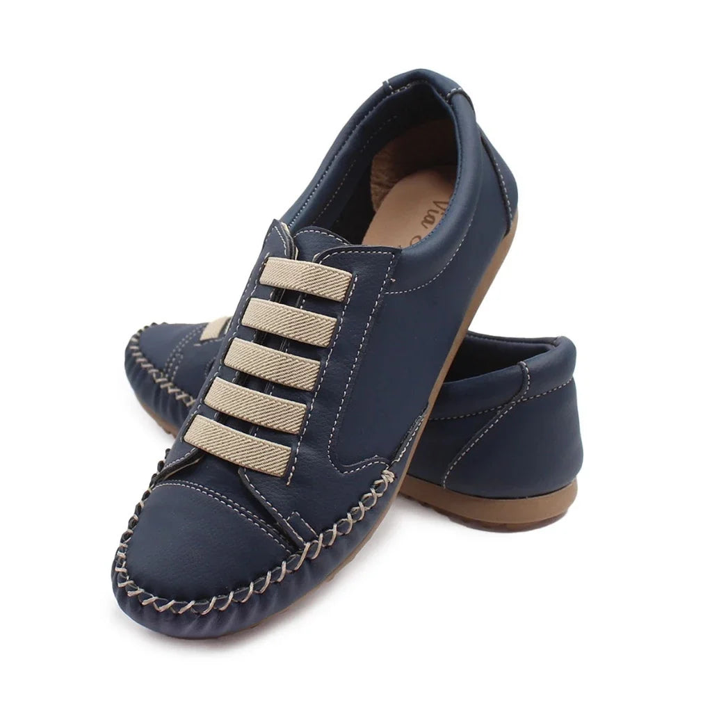 Bequemer Damen-Mokassin-Sneaker mit leichtem Einstieg