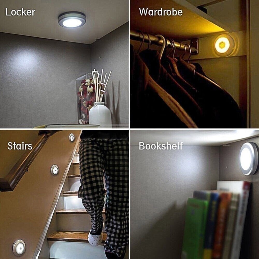 LED-Licht mit Bewegungssensor – Einfache Montage, 3 Modi