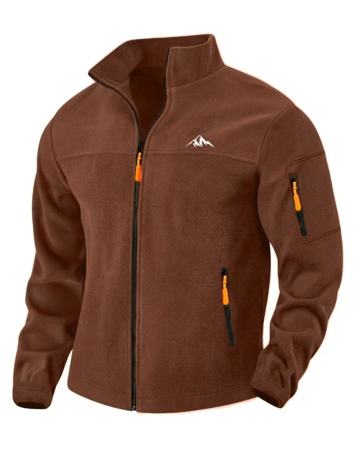 Herren Fleecejacke mit Stehkragen - Winddicht