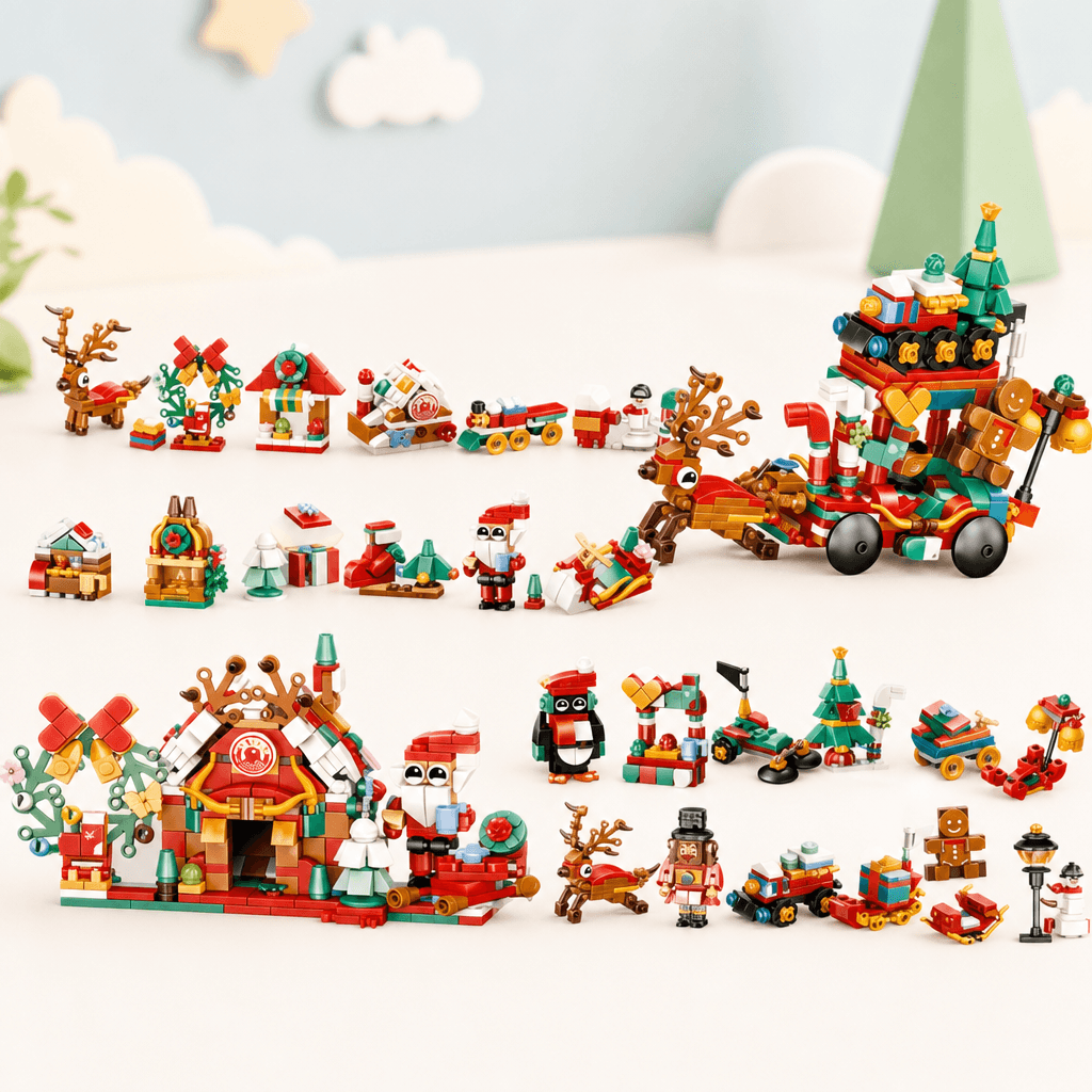 24-Tage Baustein-Adventskalender für kleine Baumeister