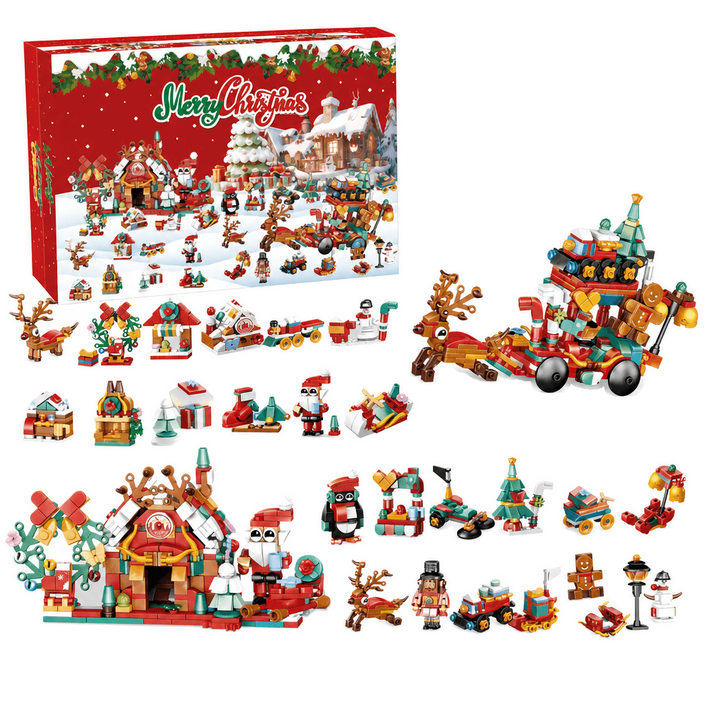 24-Tage Baustein-Adventskalender für kleine Baumeister