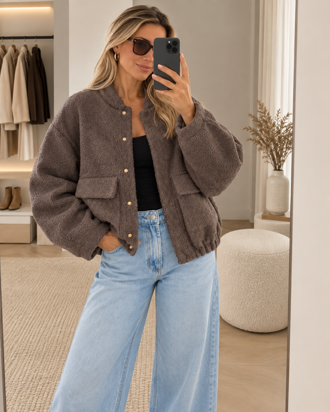 Cozy Bomberjacke