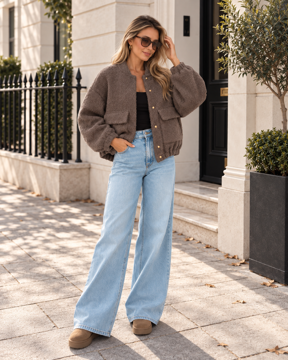 Cozy Bomberjacke