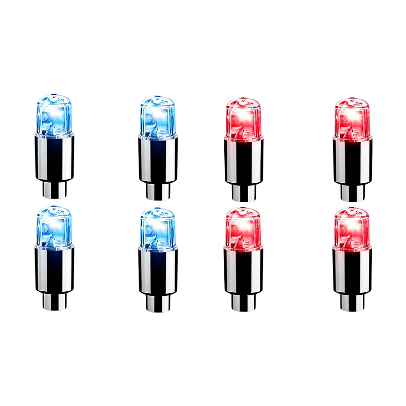 Wasserdichte LED-Reifenventilkappe mit Licht