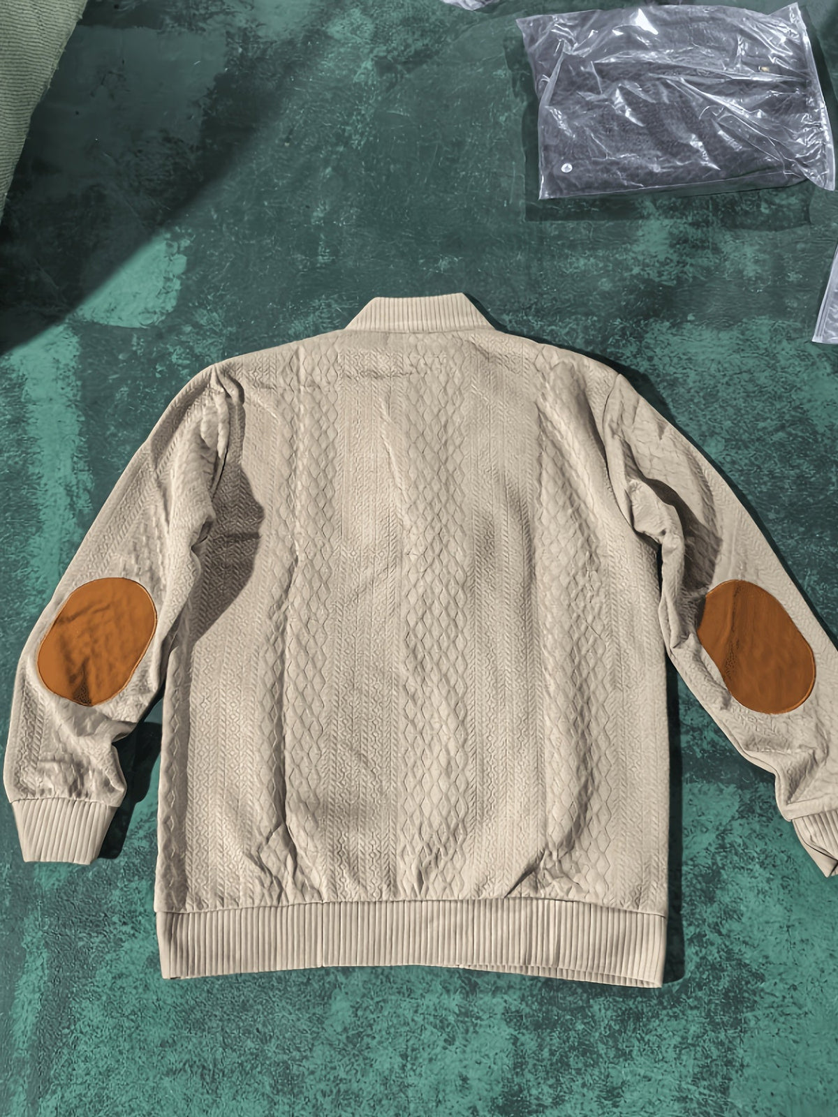 Pullover mit Stehkragen und Knopfleiste im Henley-Stil