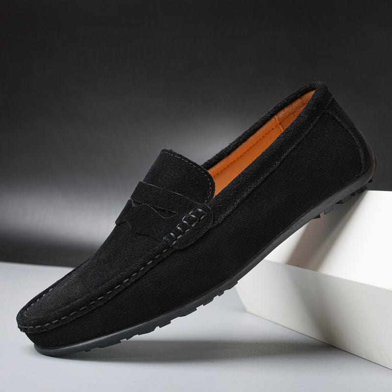 Mocassins mit Riemen für Herren