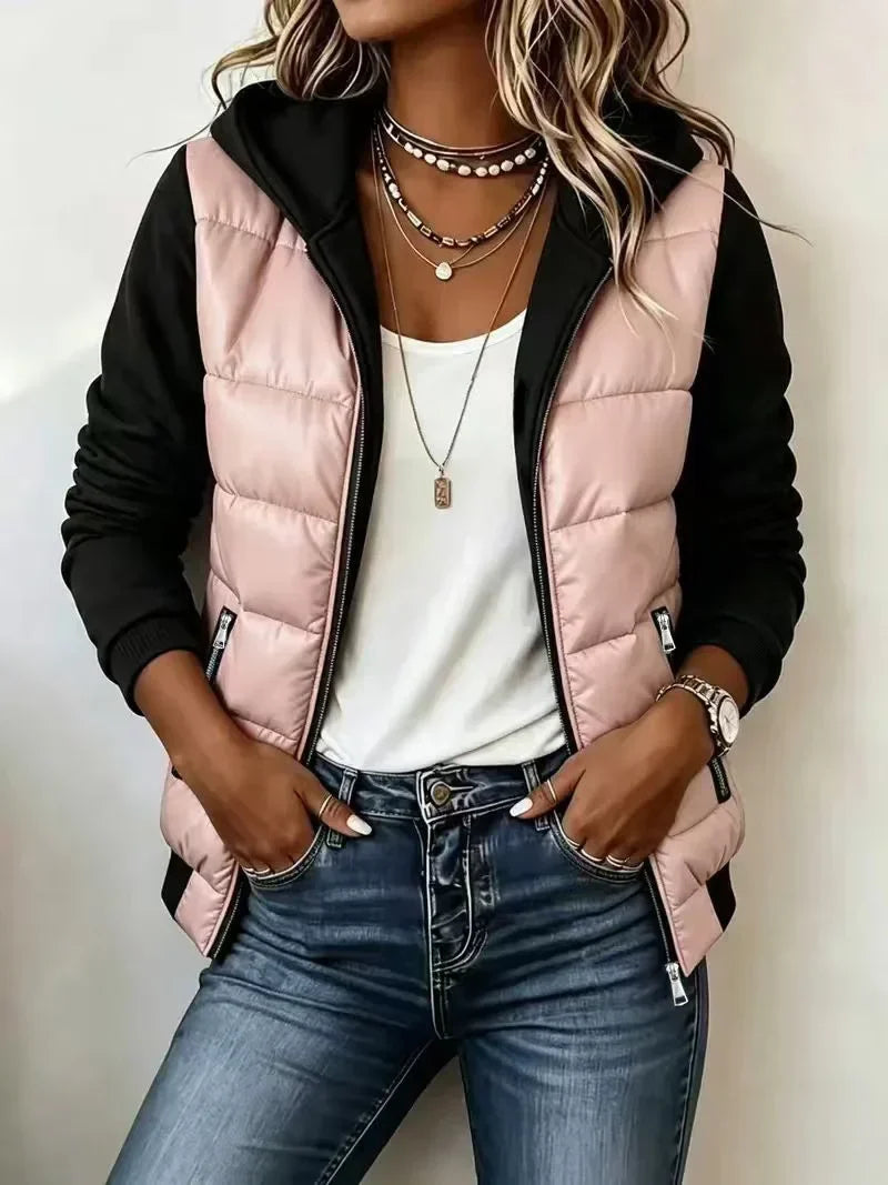 Sabrina Gefütterte Jacke mit Kapuze