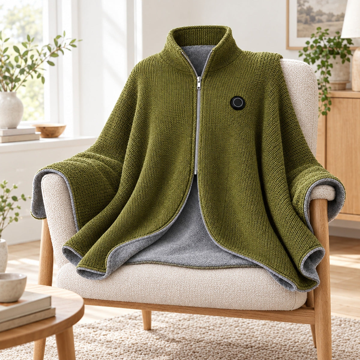 Beheizte Decke USB 3 Heizstufen weiches Fleece Maschinenwäsche