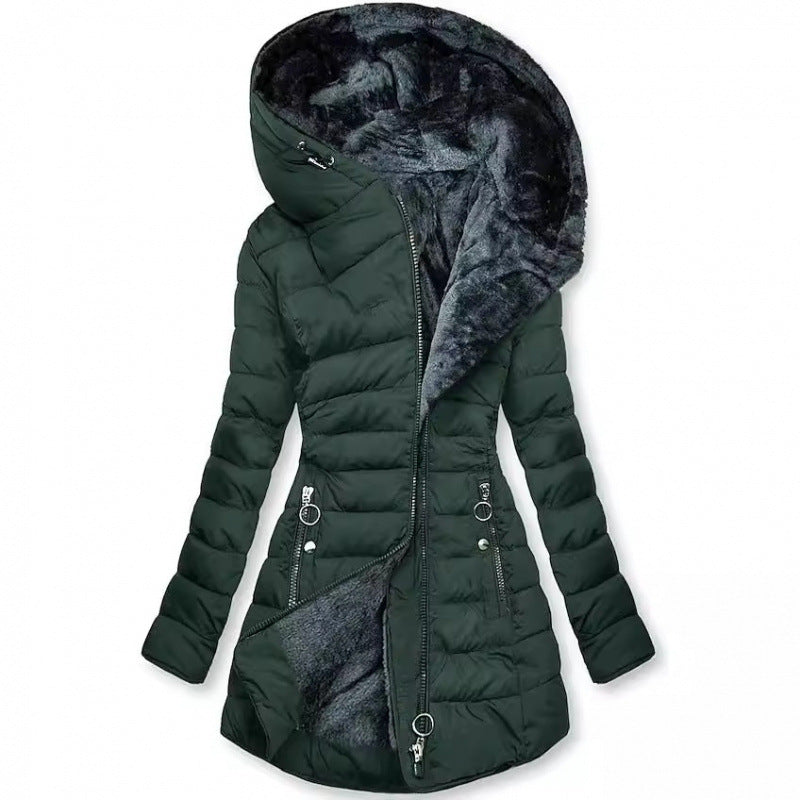 Daunenjacke mit Kapuze