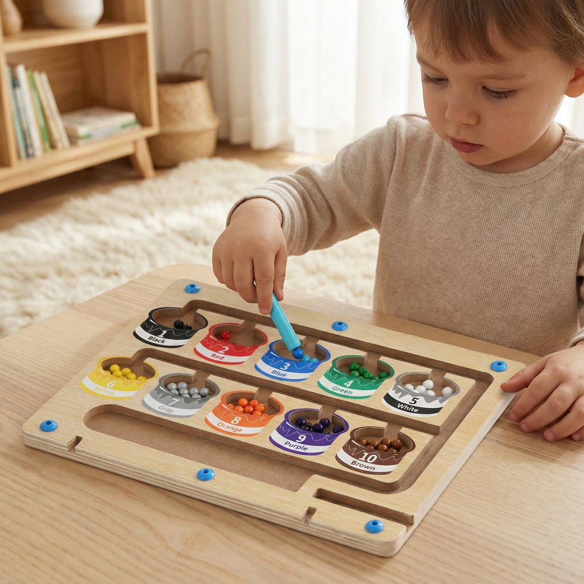 Magnetisches Montessori-Labyrinth