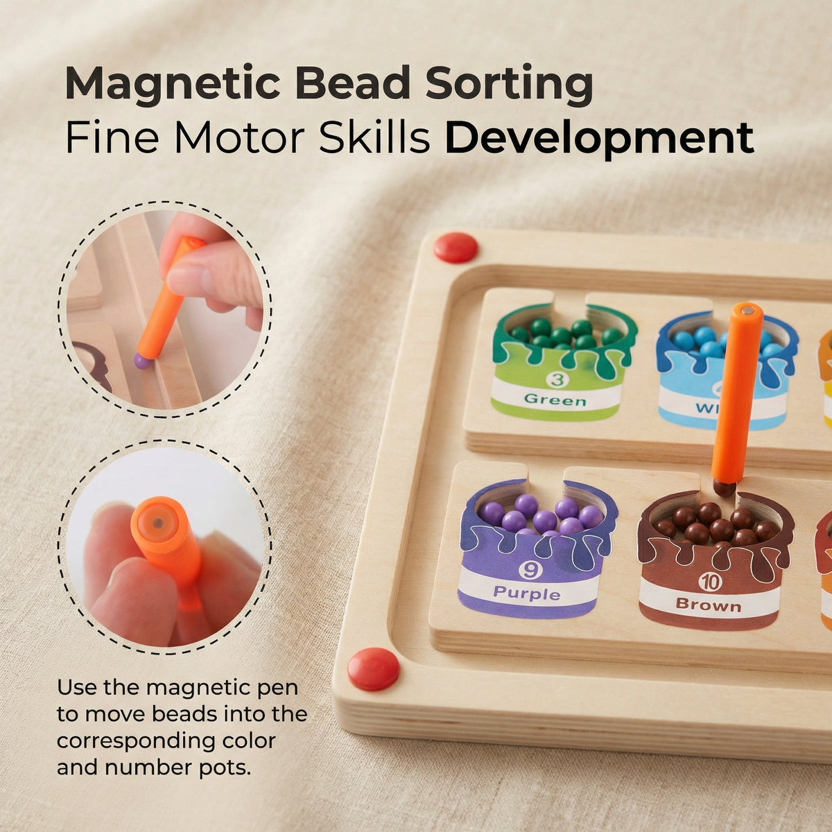 Magnetisches Montessori-Labyrinth