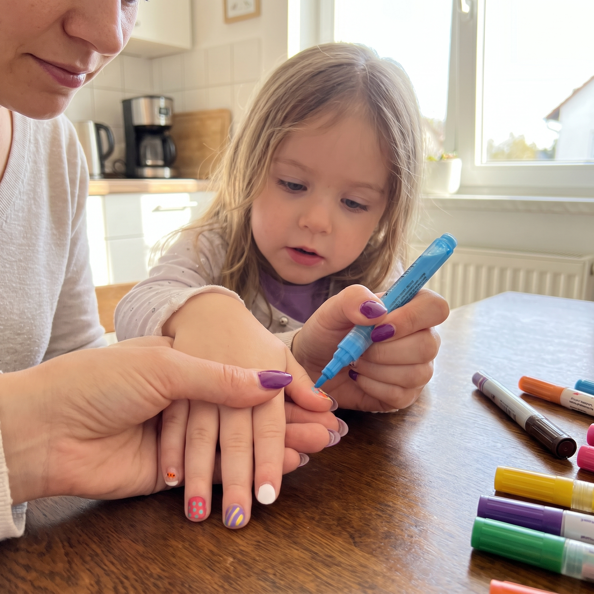 Abwaschbares Nagellack-Stift-Set für Kinder