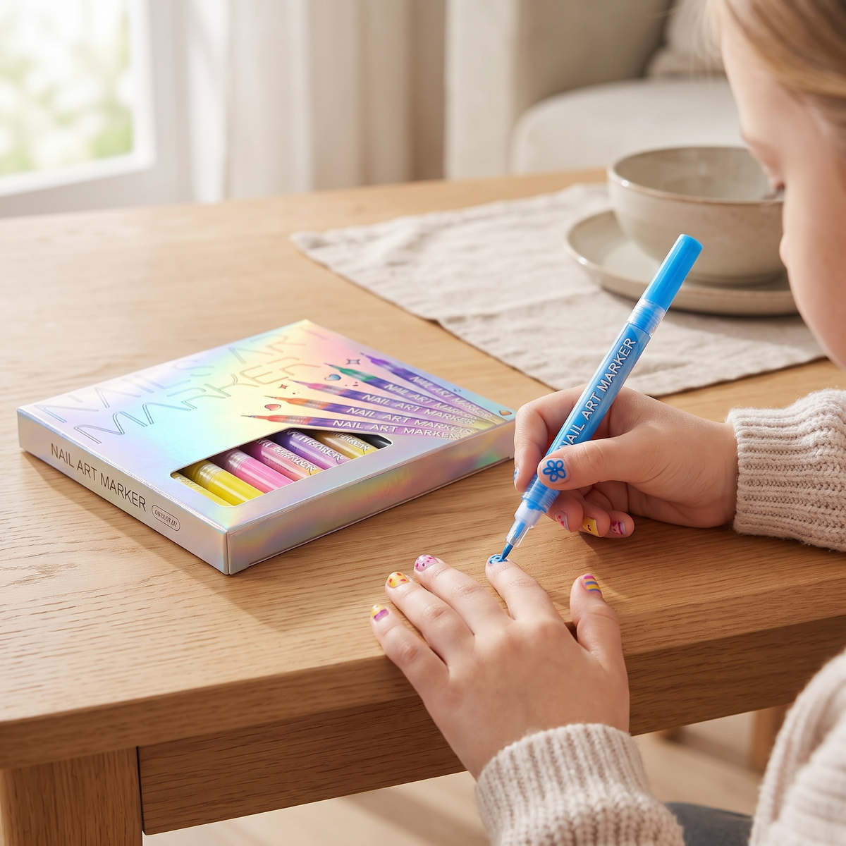 Abwaschbares Nagellack-Stift-Set für Kinder