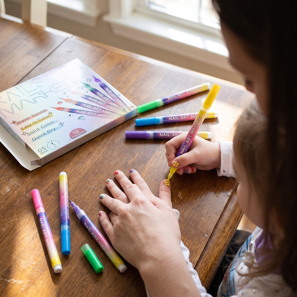 Abwaschbares Nagellack-Stift-Set für Kinder