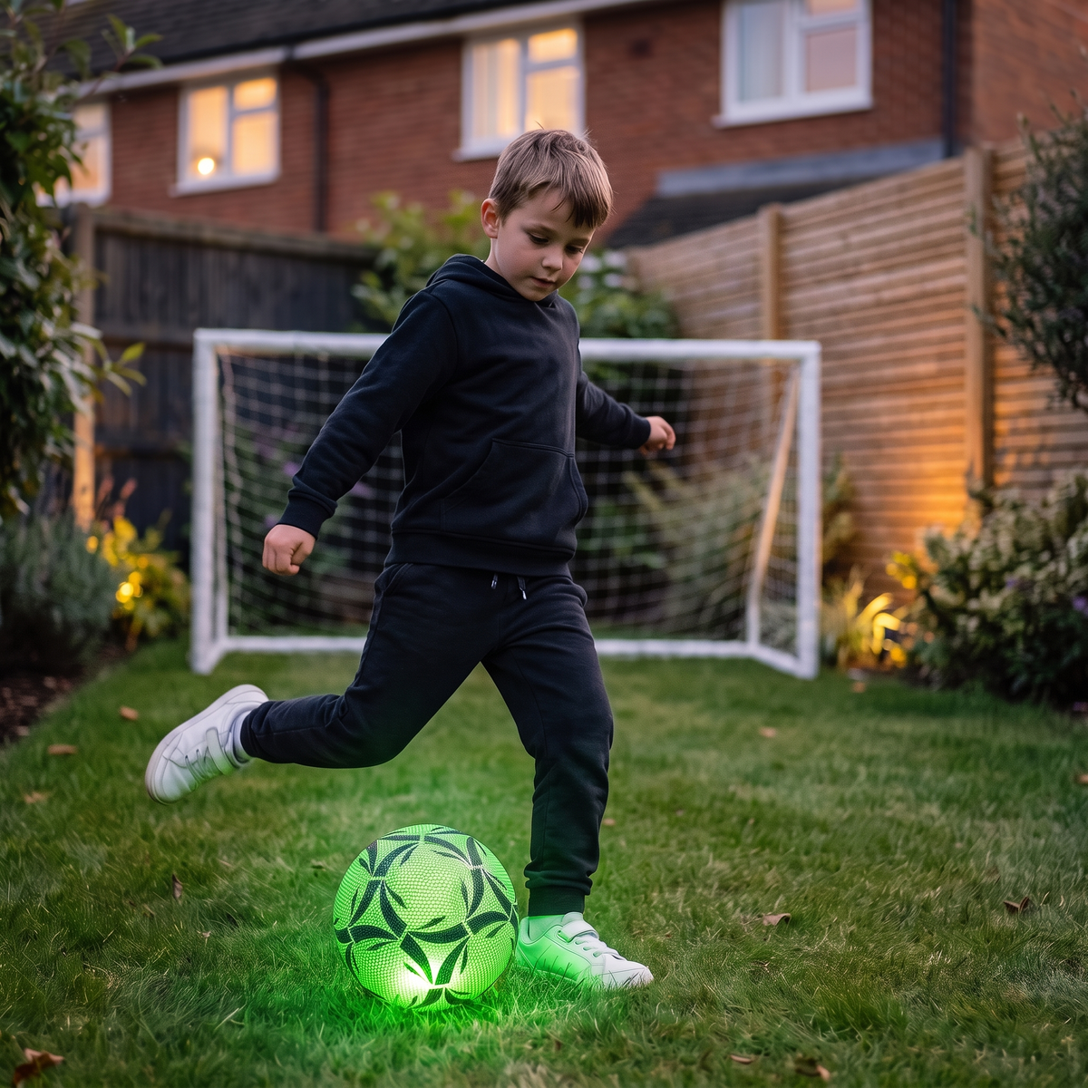 Leuchtender Fußball im Dunkeln für Outdoor-Fußballspaß