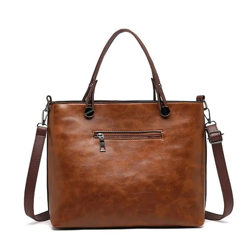 Elegante Lederhandtasche