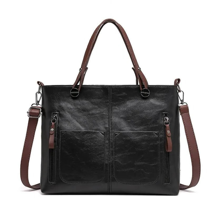 Elegante Lederhandtasche