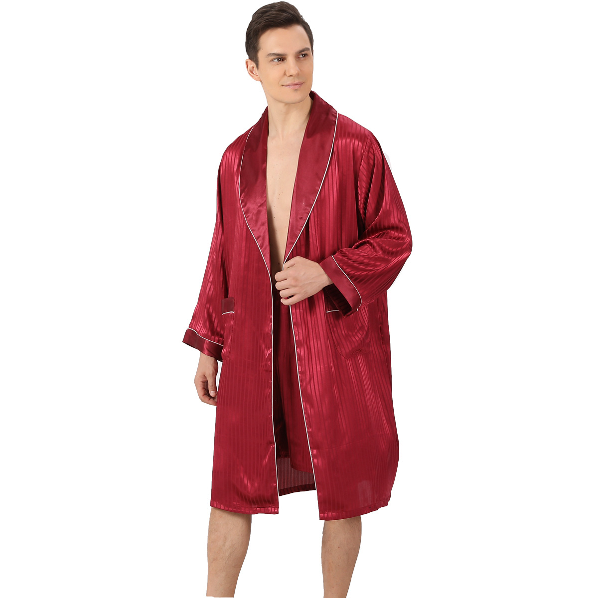 Nordspur | Velorion Langer Kimono-Morgenmantel