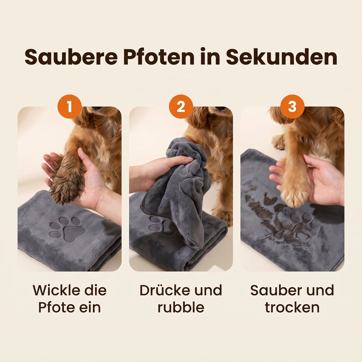 Pfoten-Handtuch