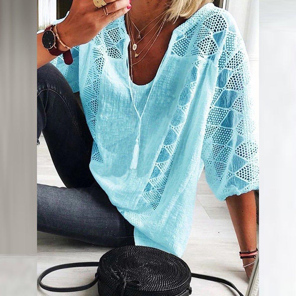 Luftige Baumwollbluse