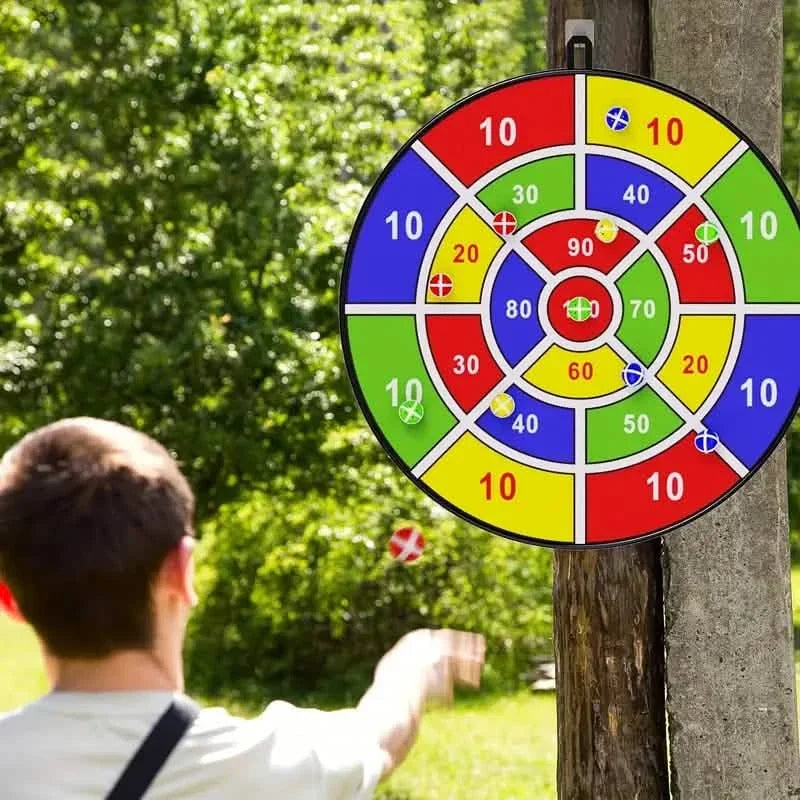 Große 29" Dartscheibe mit Klettbällen, Indoor & Outdoor Partyspielspaß
