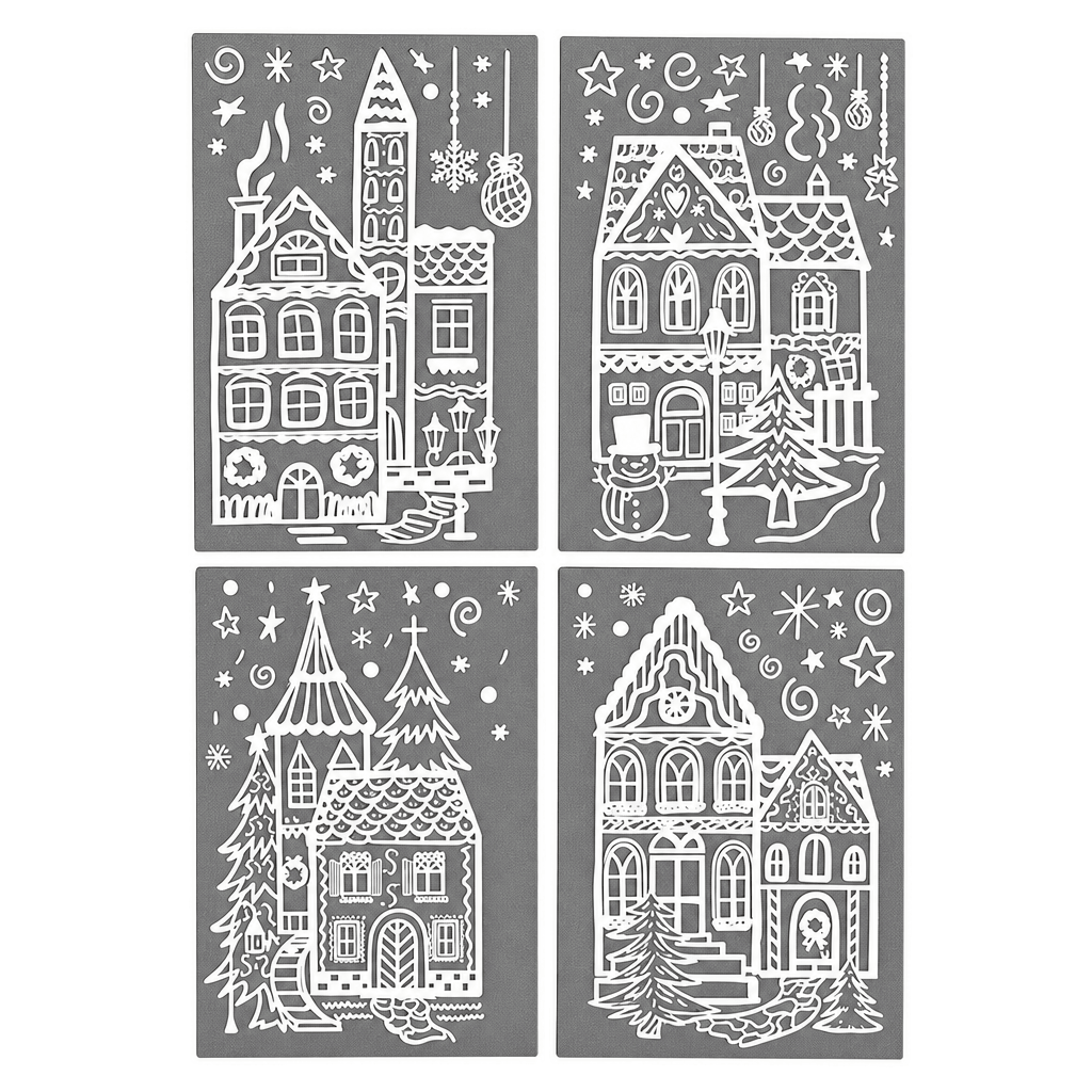 FensterFlocken – Wiederverwendbare Weihnachtsbilder fürs Fenster
