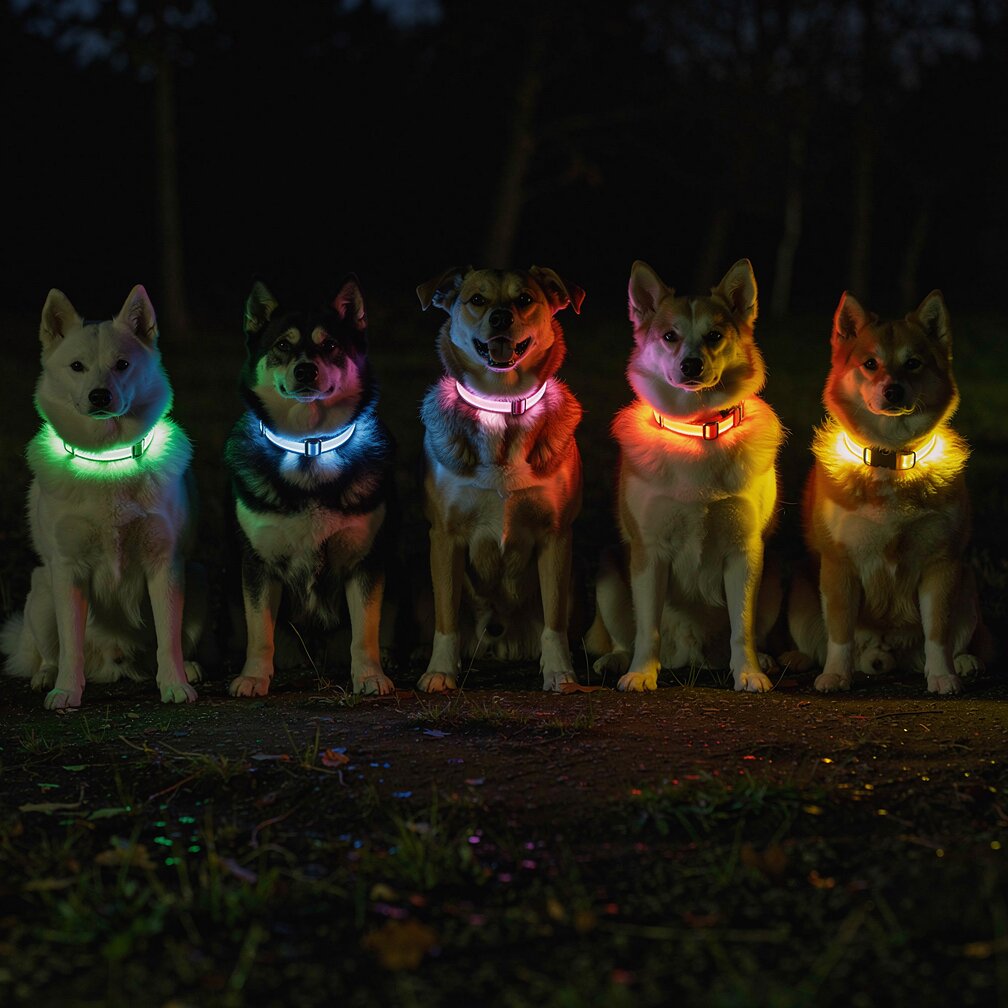 Leuchthalsband für Hunde