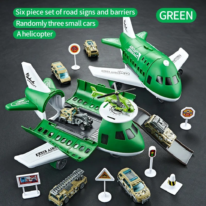 Flugzeug- und Fahrzeug-Spielset
