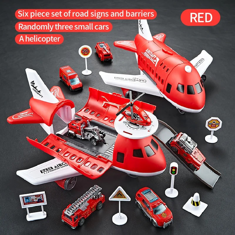 Flugzeug- und Fahrzeug-Spielset