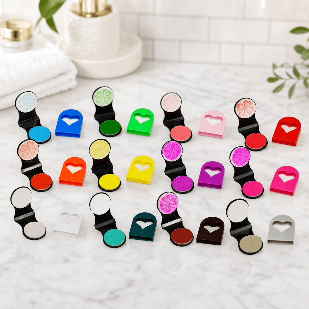 Waschbares Haarkreide-Set für temporäre Regenbogen-Looks