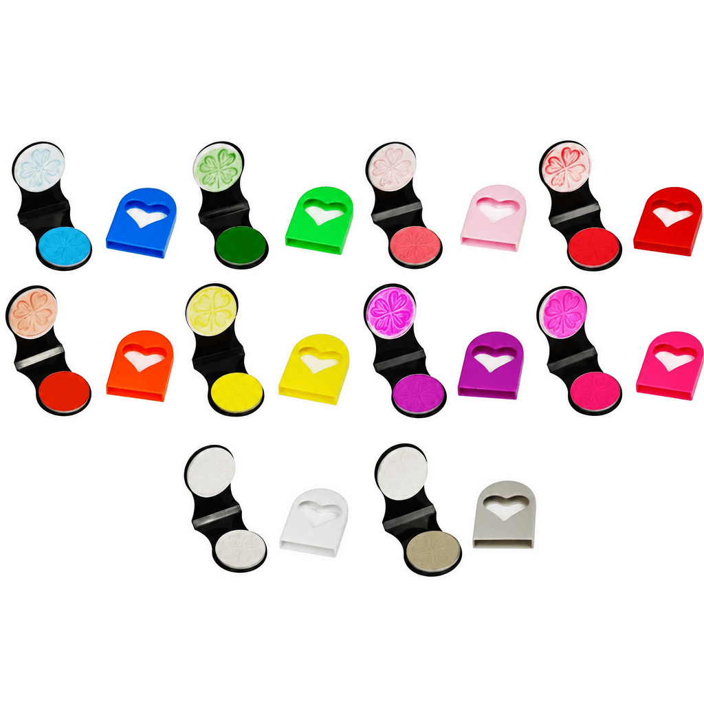 Auswaschbares Haarkreide-Set für temporäre Regenbogen-Looks
