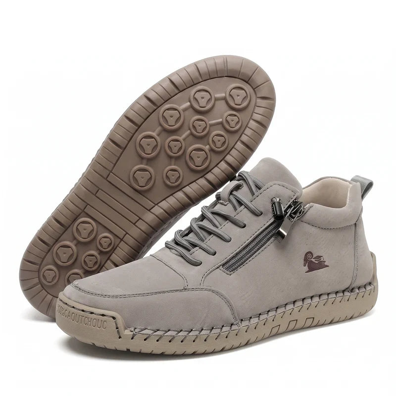 Komfort-Sneaker mit Seitlichem Reißverschluss für Breite Füße