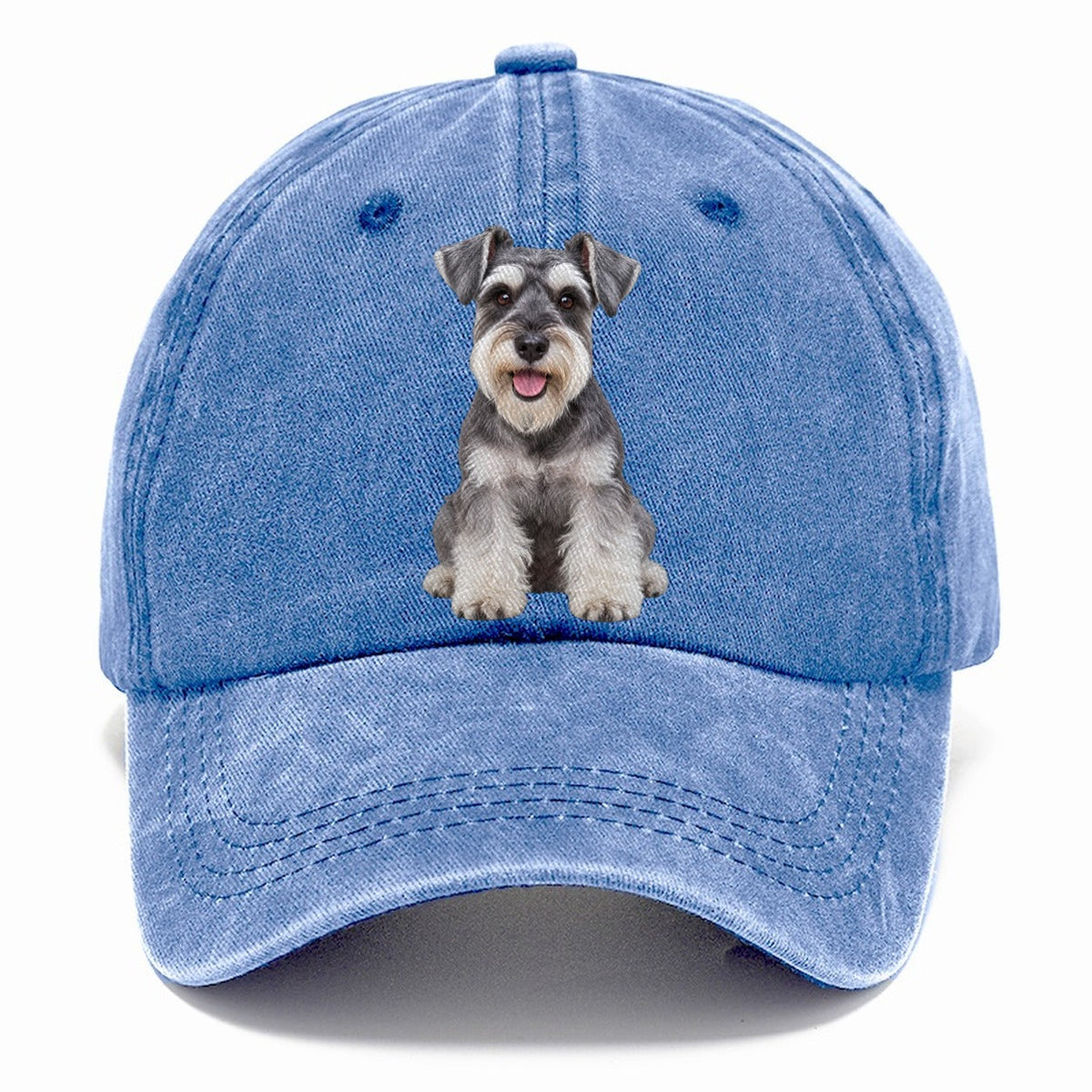 Zwergschnauzer Sitzend Top Rassen Classic Cap