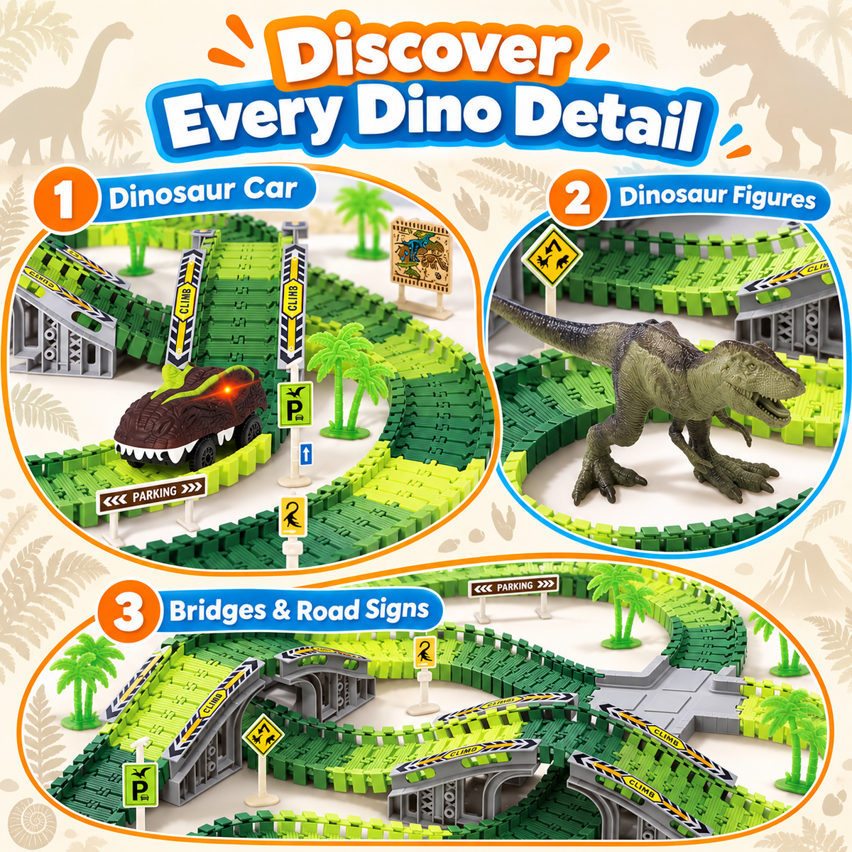 Dino World Rennbahn