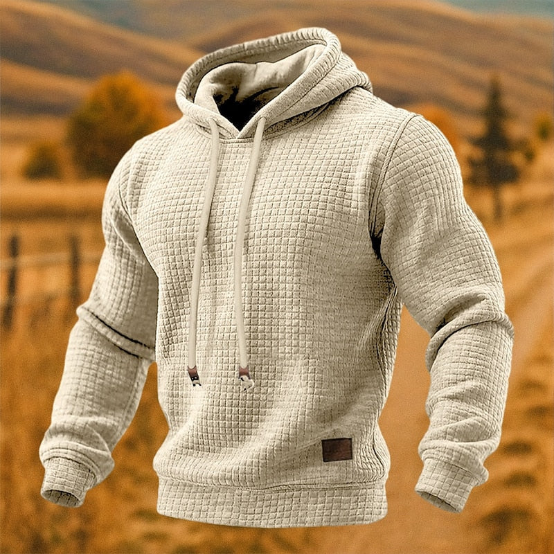 Beckett Strukturierter Pullover-Hoodie