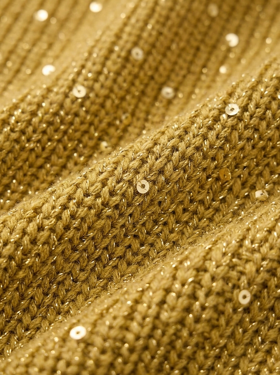 Oversized Cardigan mit Kragen und großen Metallknöpfen