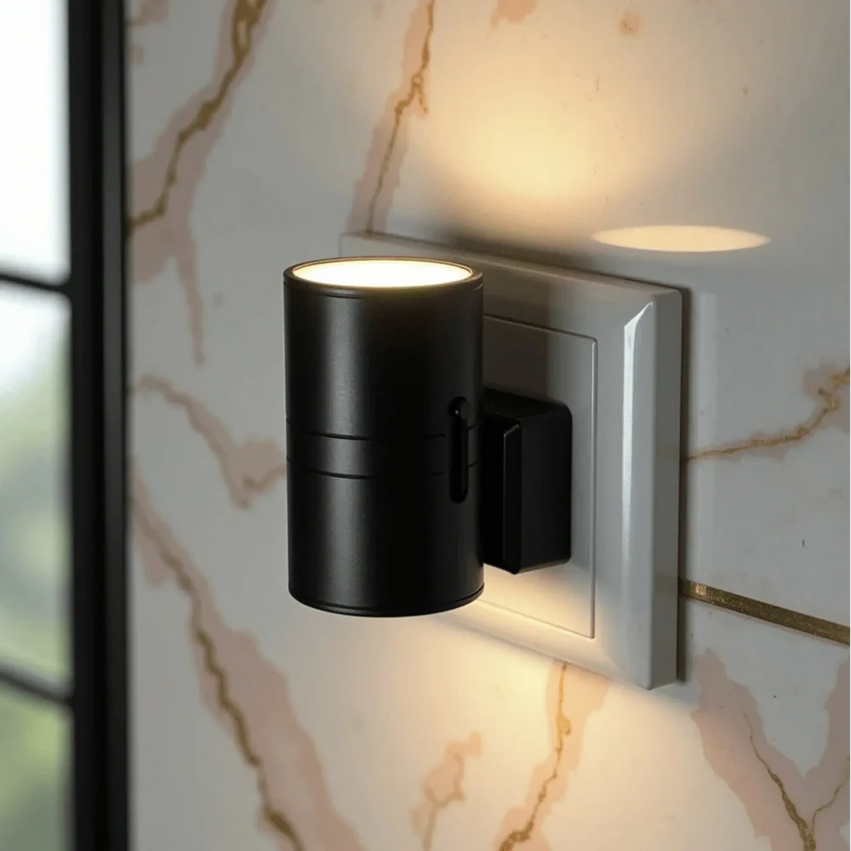 Steckdosenlampe mit Dämmerungssensor und Dimmfunktion