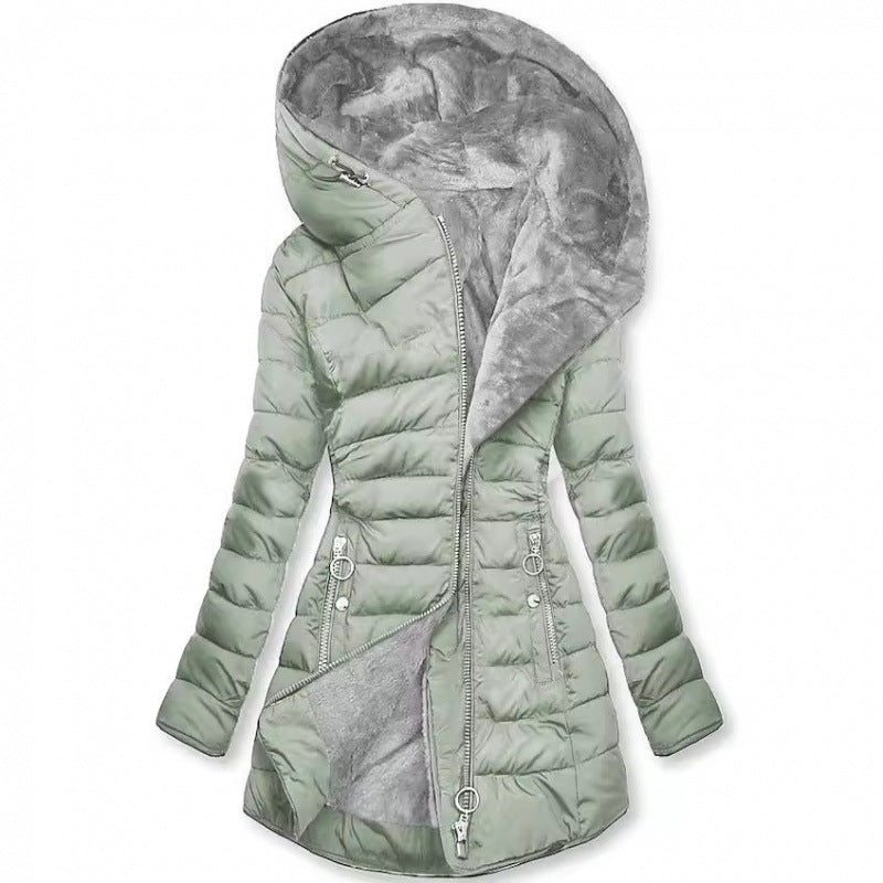 Daunenjacke mit Kapuze