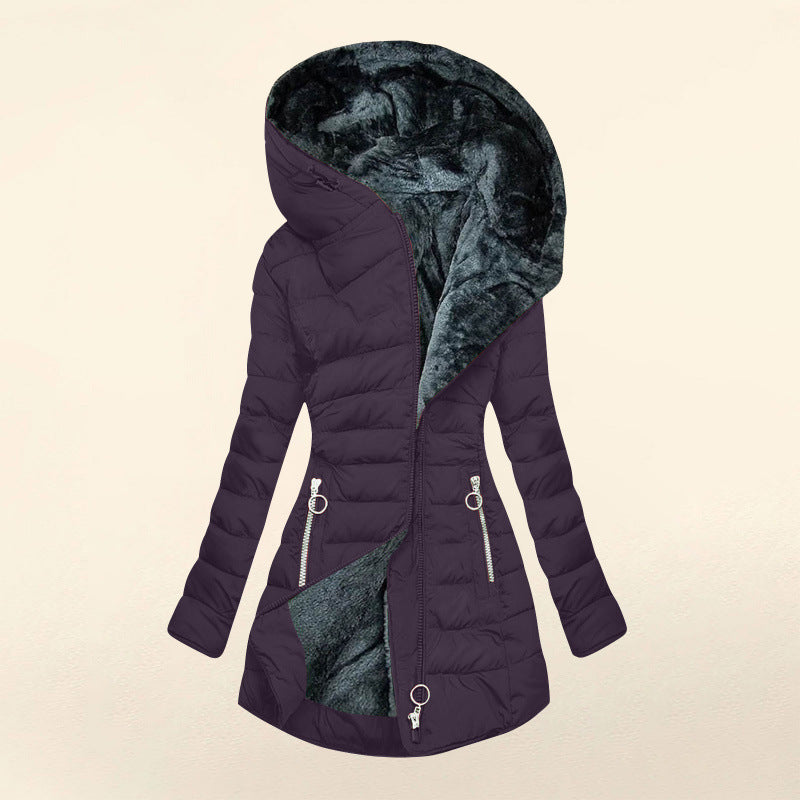 Daunenjacke mit Kapuze