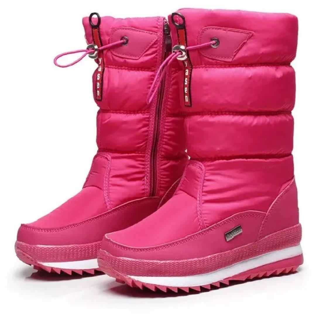 Schneestiefel für Damen wasserdicht isoliert Winter Pull-On